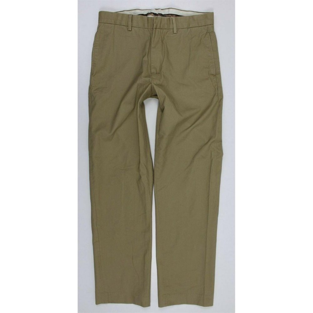 Polo Golf Ralph Lauren Cotton Wool Chino Pants MENS 32 x 32 Khaki